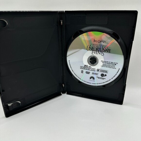 Lemony Snickets A Series Of Unfortunate Events Jim Carrey PG DVD Paramount 2004 - Picture 4 of 4